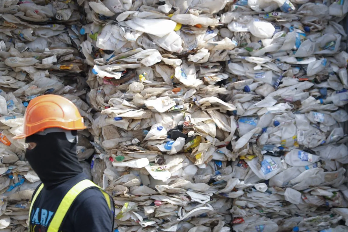A container is filled with plastic waste from Australia, in Port Klang, Malaysia, on May 28, 2019.  (Vincent Thian/AP Photo )