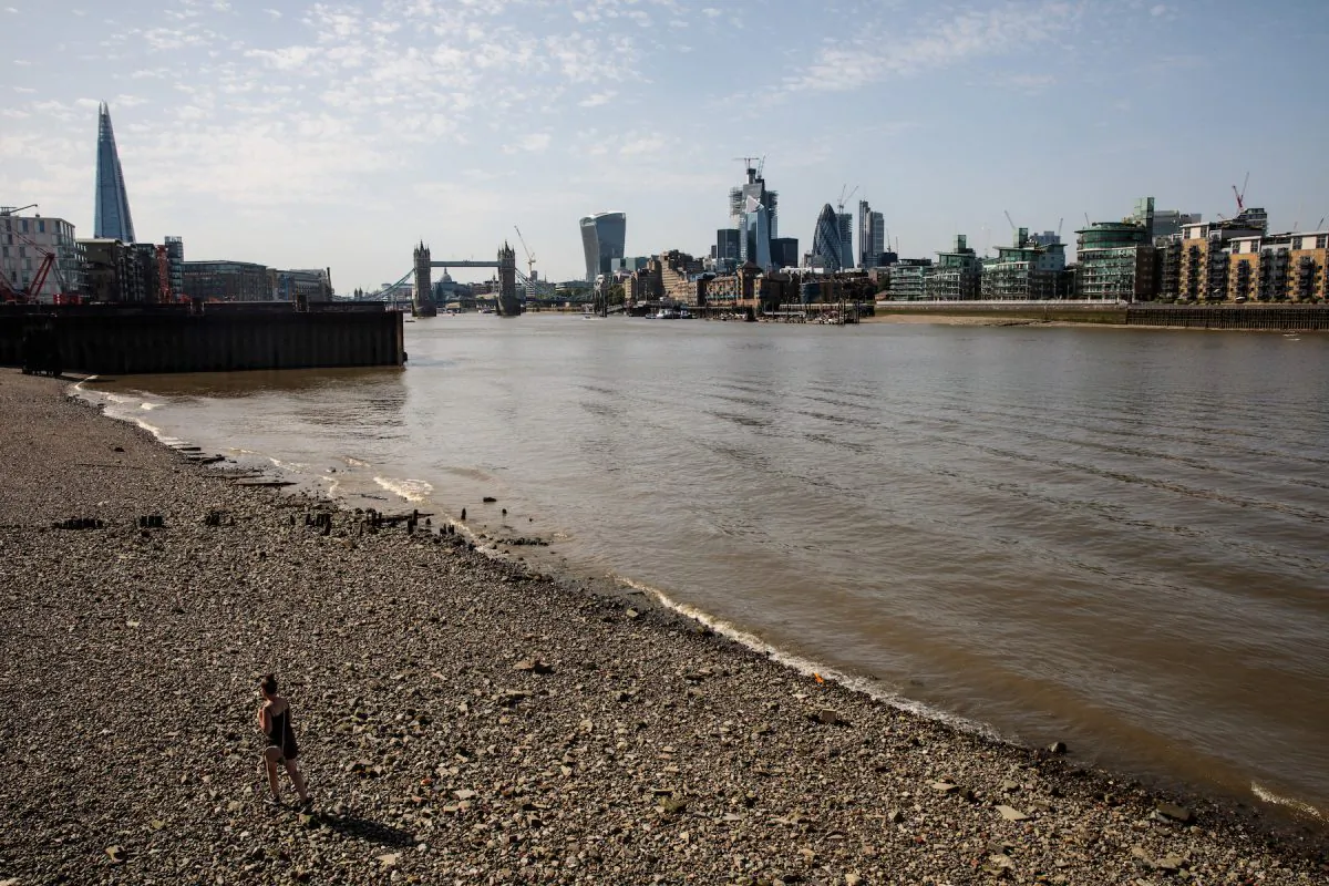 The Thames River in London, on Aug. 6, 2018.  (Jack Taylor/Getty Images)