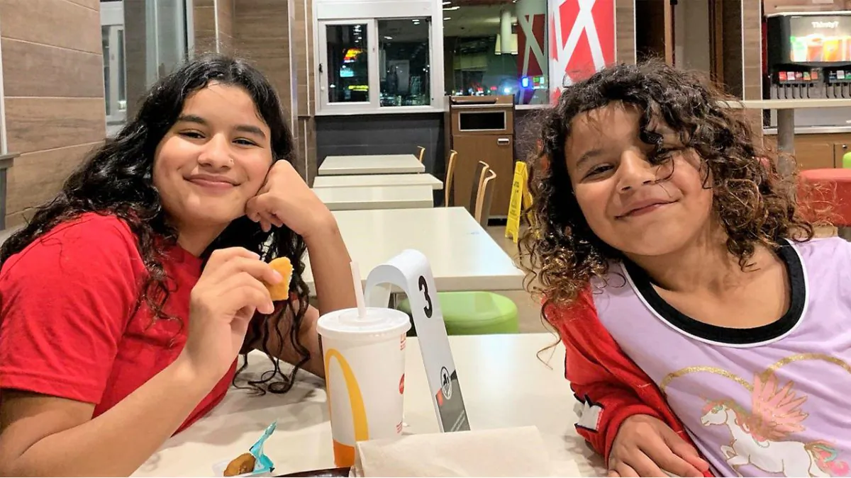 Hiba Rashid, 14, and Rahaf Rashid, 7, have been found safe after earlier being reported missing, police said. (Austin Police Department)
