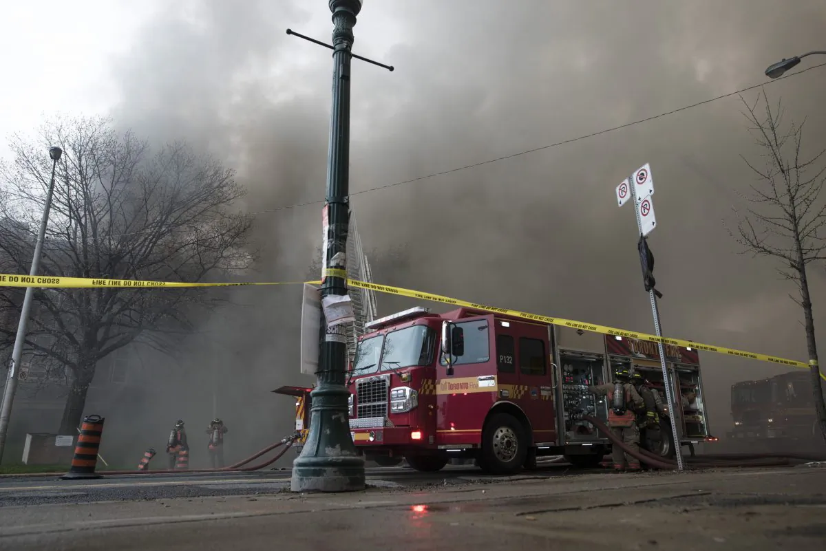 File image of a fire truck. (Tijana Martin/The Canadian Press)