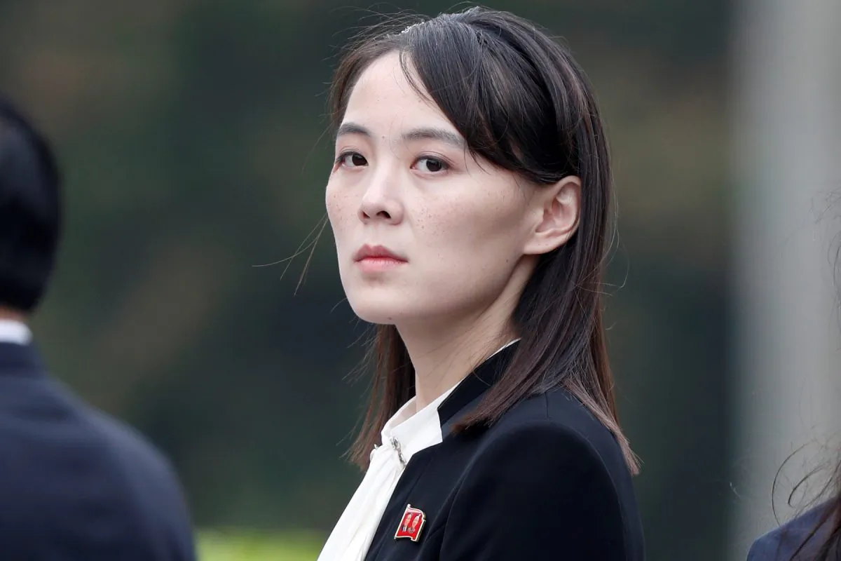 Kim Yo Jong, sister of North Korea's leader Kim Jong Un attends wreath-laying ceremony at Ho Chi Minh Mausoleum in Hanoi, Vietnam, on March 2, 2019. (Reuters/Jorge Silva/Pool)