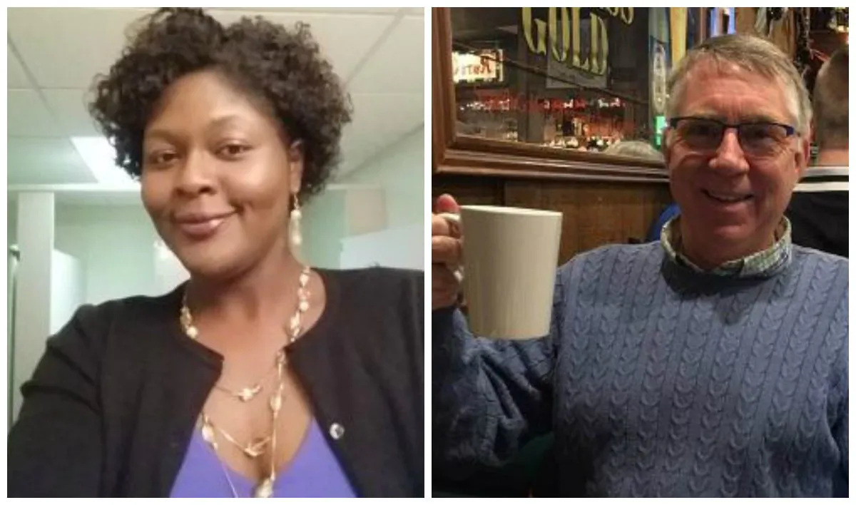 Laquita Brown, a right-of-way agent for the city of Virginia Beach (L) and Christopher Kelly Rapp, an engineer for the city, were two of 12 people killed in a municipal building on May 31, 2019. (City of Virginia Beach)