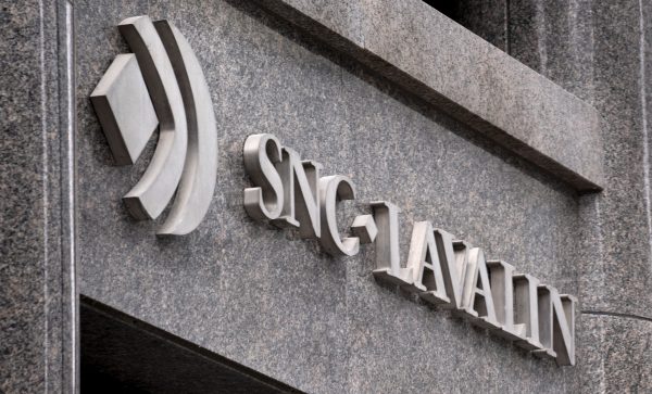 The SNC-Lavalin headquarters is seen in Montreal on Feb. 12, 2019. (Paul Chiasson/The Canadian Press)