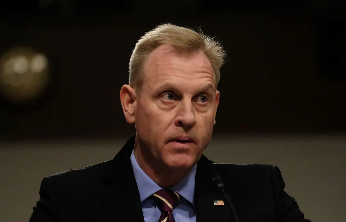 Patrick M. Shanahan, Acting U.S. Secretary of Defense, listens during a Senate Armed Services Committee hearing in Washington on April 11, 2019. Alex Wroblewski/Getty Images
