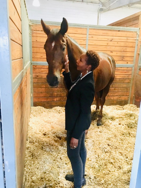 Pascal with a horse