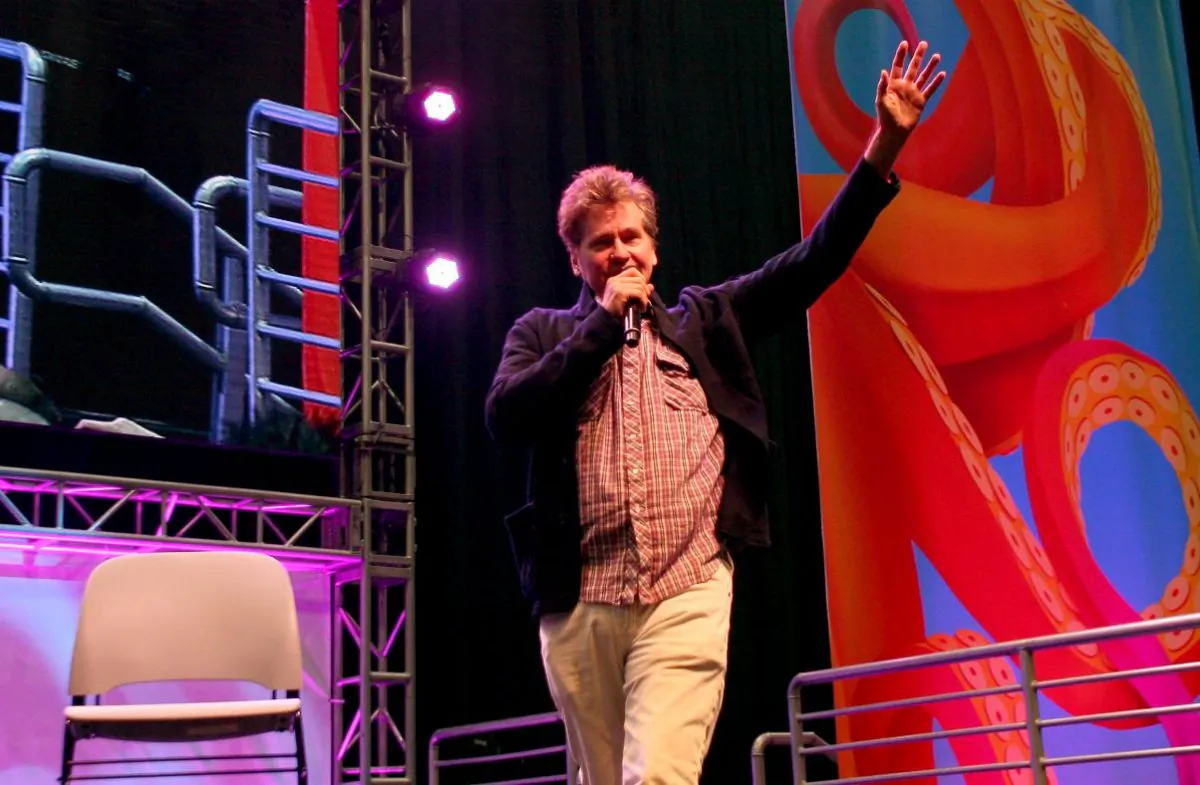 Val Kilmer attends Los Angeles Comic Con at Los Angeles Convention Center in Los Angeles, on Oct. 26, 2018. (Paul Butterfield/Getty Images)