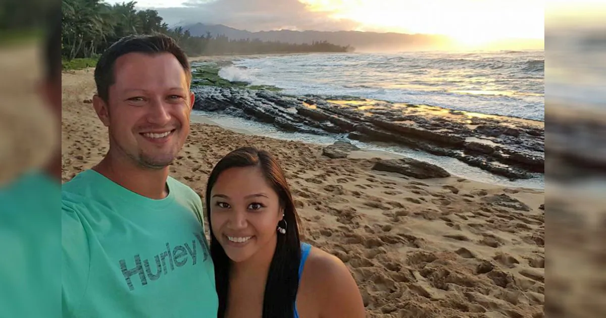 Airforce Veteran David Paul (L) and wife Michelle Paul at Waimea, Hawaii, on June 9, 2016. (David Paul/Facebook)