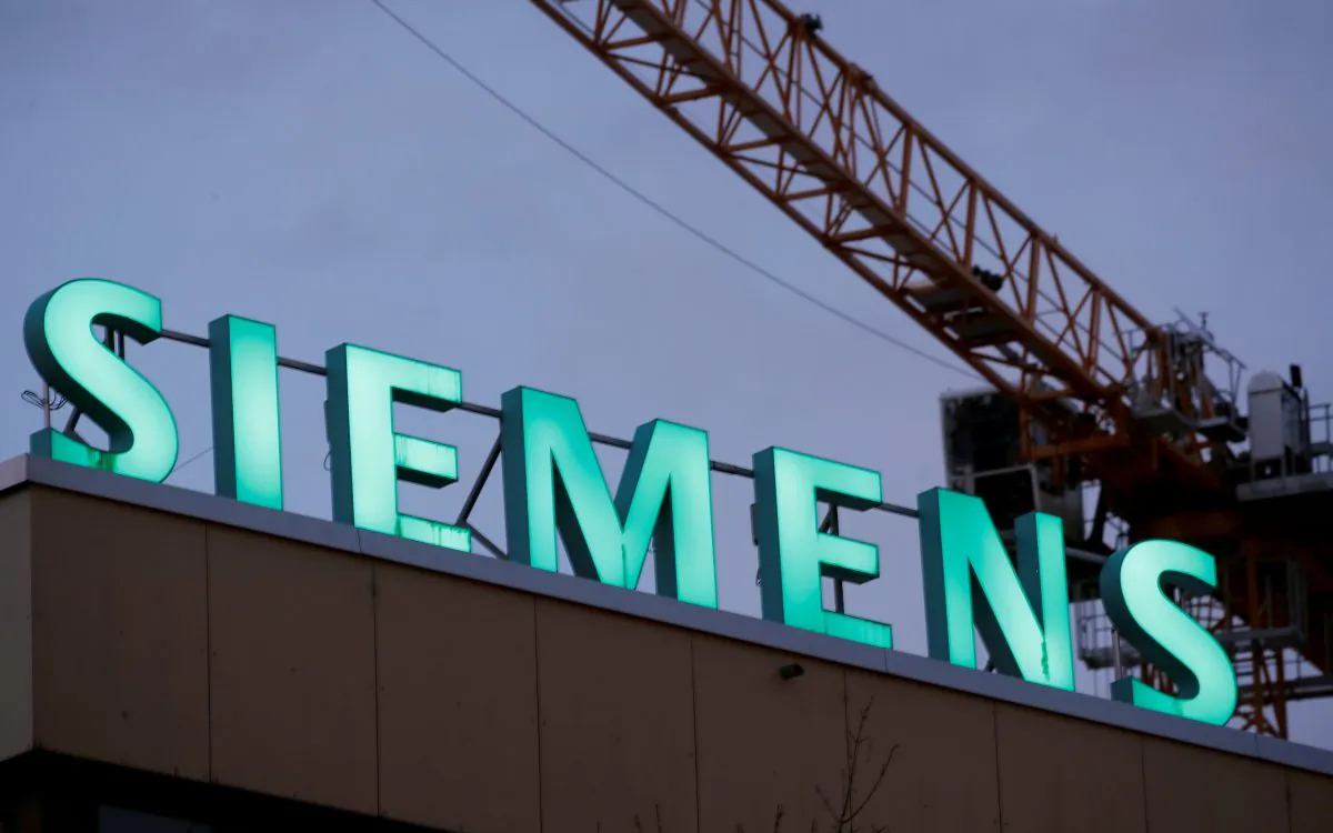 The logo of German industrial group Siemens is seen in Zurich, Switzerland, Jan. 30, 2019. (Reuters/Arnd Wiegmann/File Photo)