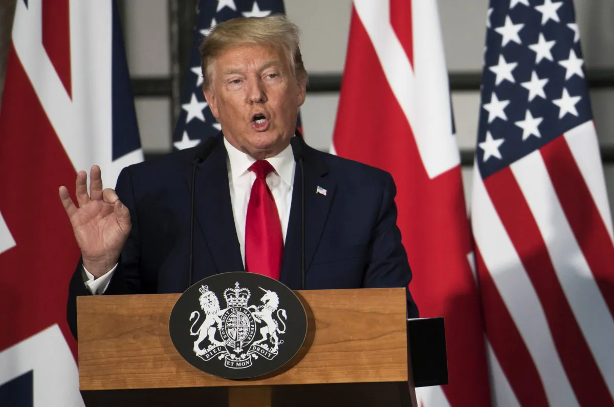 President Donald Trump in London, England, on June 4, 2019. (David Rose - WPA Pool /Getty Images)