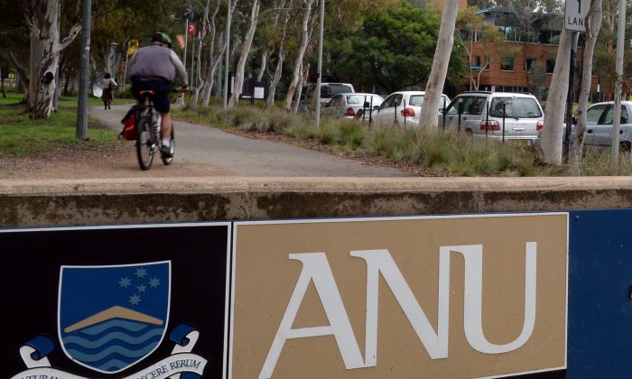 The Australian National University in Canberra on April 11, 2014. (AAP Image/Alan Porritt)