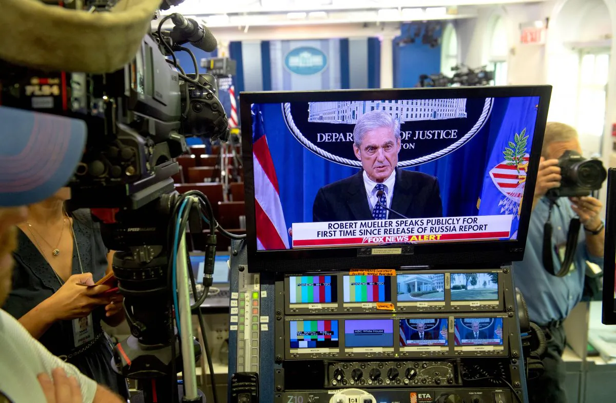 Special Counsel Robert Mueller walks away from the podium after making a statement about the Russia investigation on May 29, 2019. (Chip Somodevilla/Getty Images)