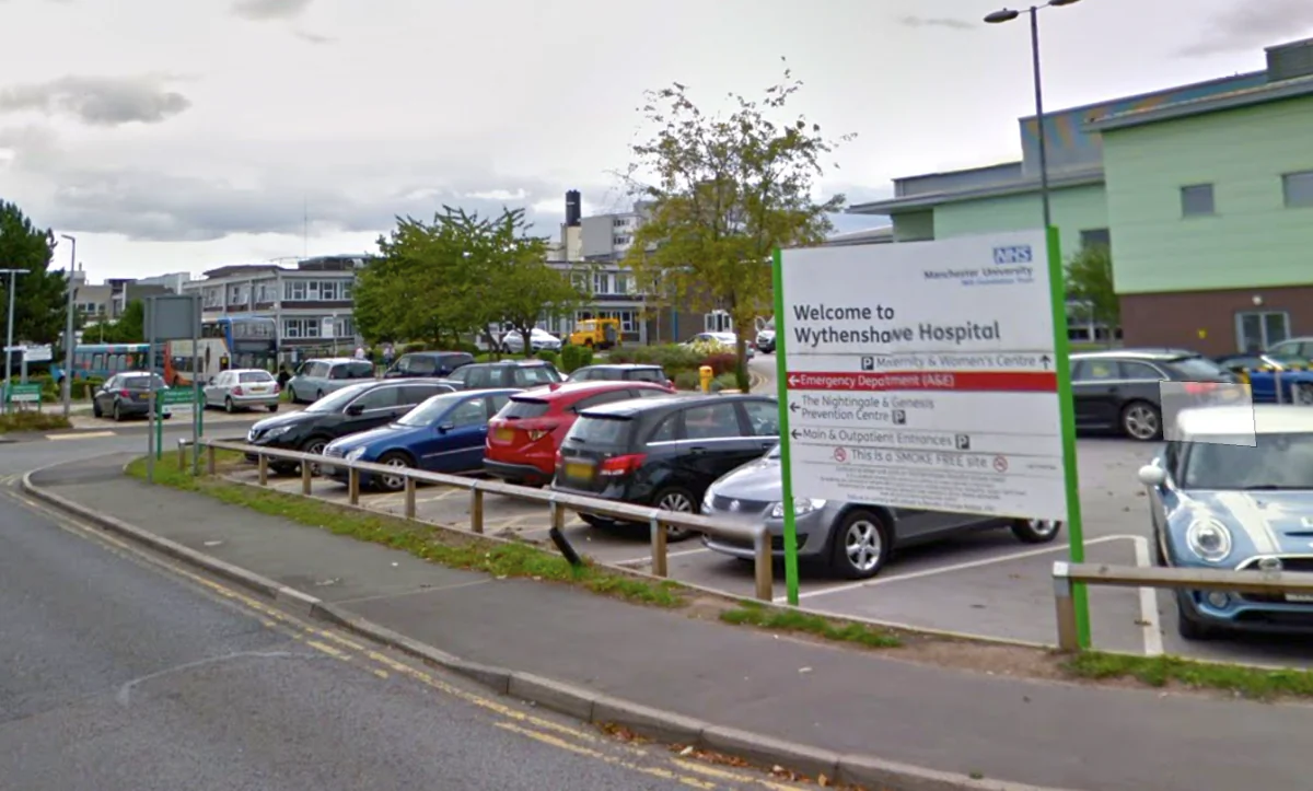 Victoria Buchanan, a teacher and mother of three, was 42 years old when she died at Wythenshawe Hospital after having swallowed a bag of cocaine at Manchester Airport in the United Kingdom in March 2018. (Screenshot/Google Maps)