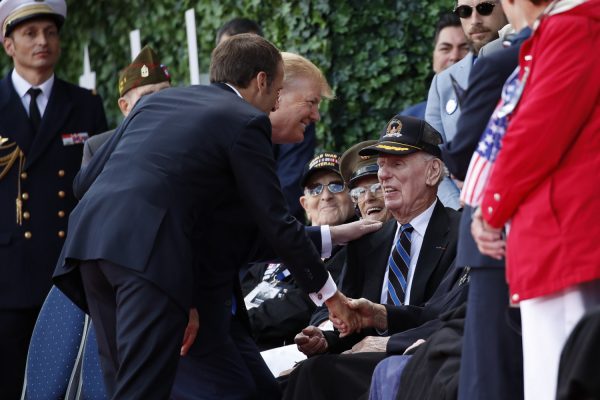 President Donald Trump and French President Emmanuel Macron