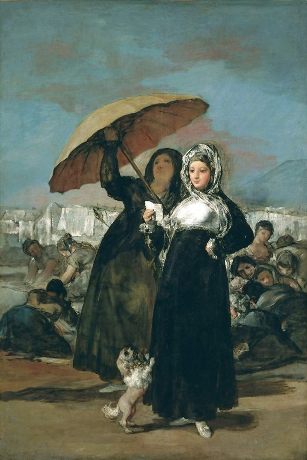 Letter two ladies and dog