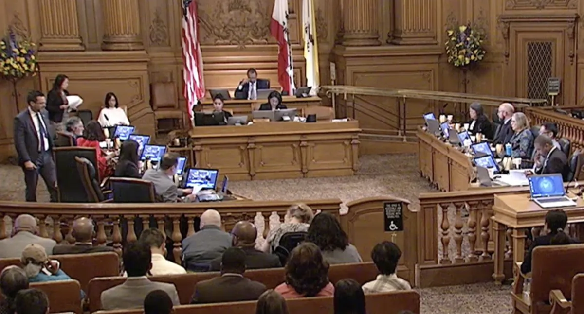 San Francisco Board of Supervisors meeting on June 4, 2019 (Cynthia Cai/The Epoch TImes)