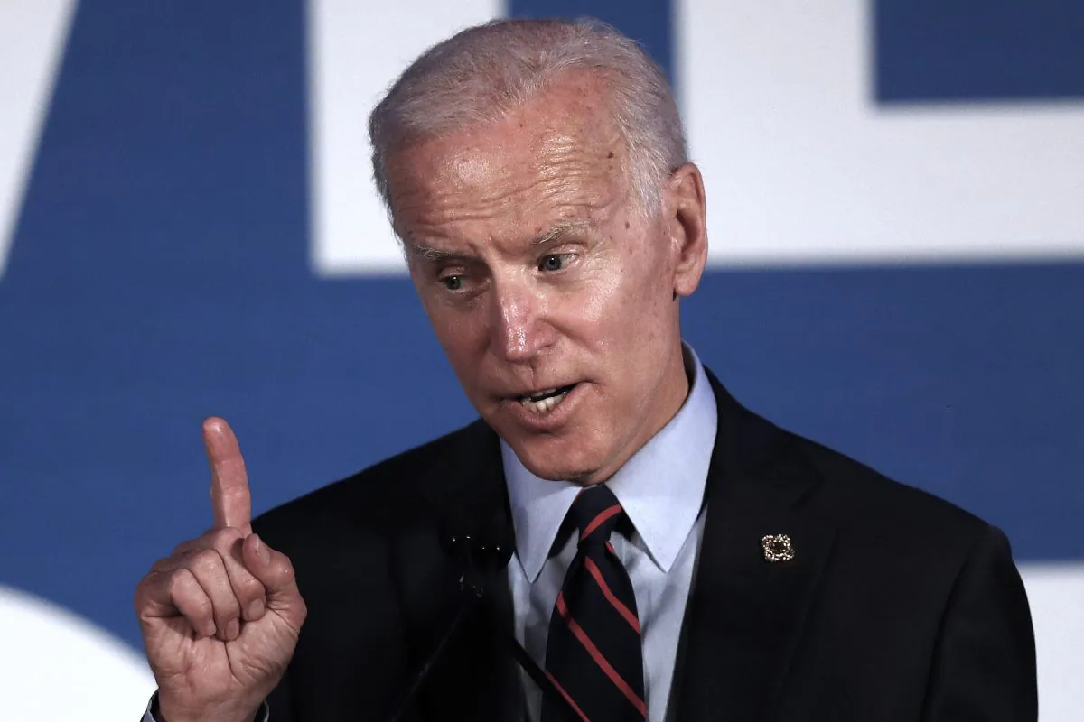 Democratic presidential candidate former Vice President Joe Biden speaks during the I Will Vote Fundraising Gala in Atlanta on June 6, 2019. (John Bazemore/AP Photo)