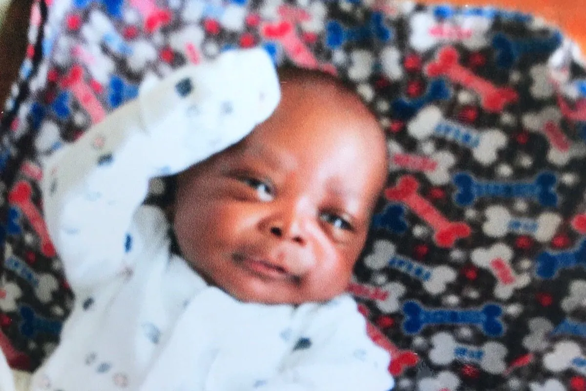 Jaquirion Dancer has been identified as the two-month-old boy who was beaten to death while his mother held him, according to police. (In Memory of Jaquerrion Dancer/GoFundMe)