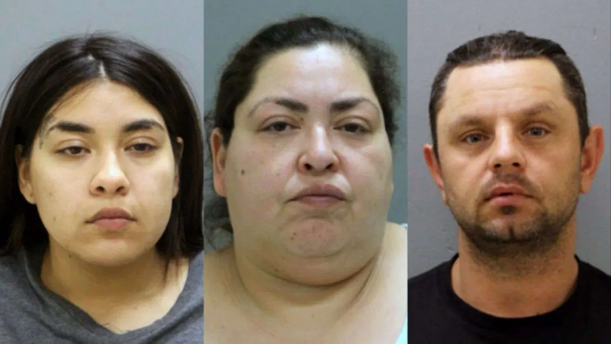 (L-R) Desiree Figueroa, Clarisa Figueroa, and Piotr Bobak. (Chicago Police Department)