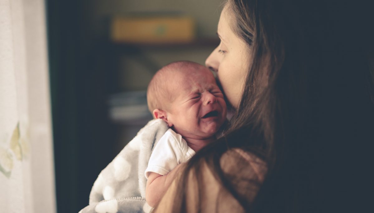 Tired Mom Makes A Smart Fake Hand To Soothe Her Crying Baby To Sleep