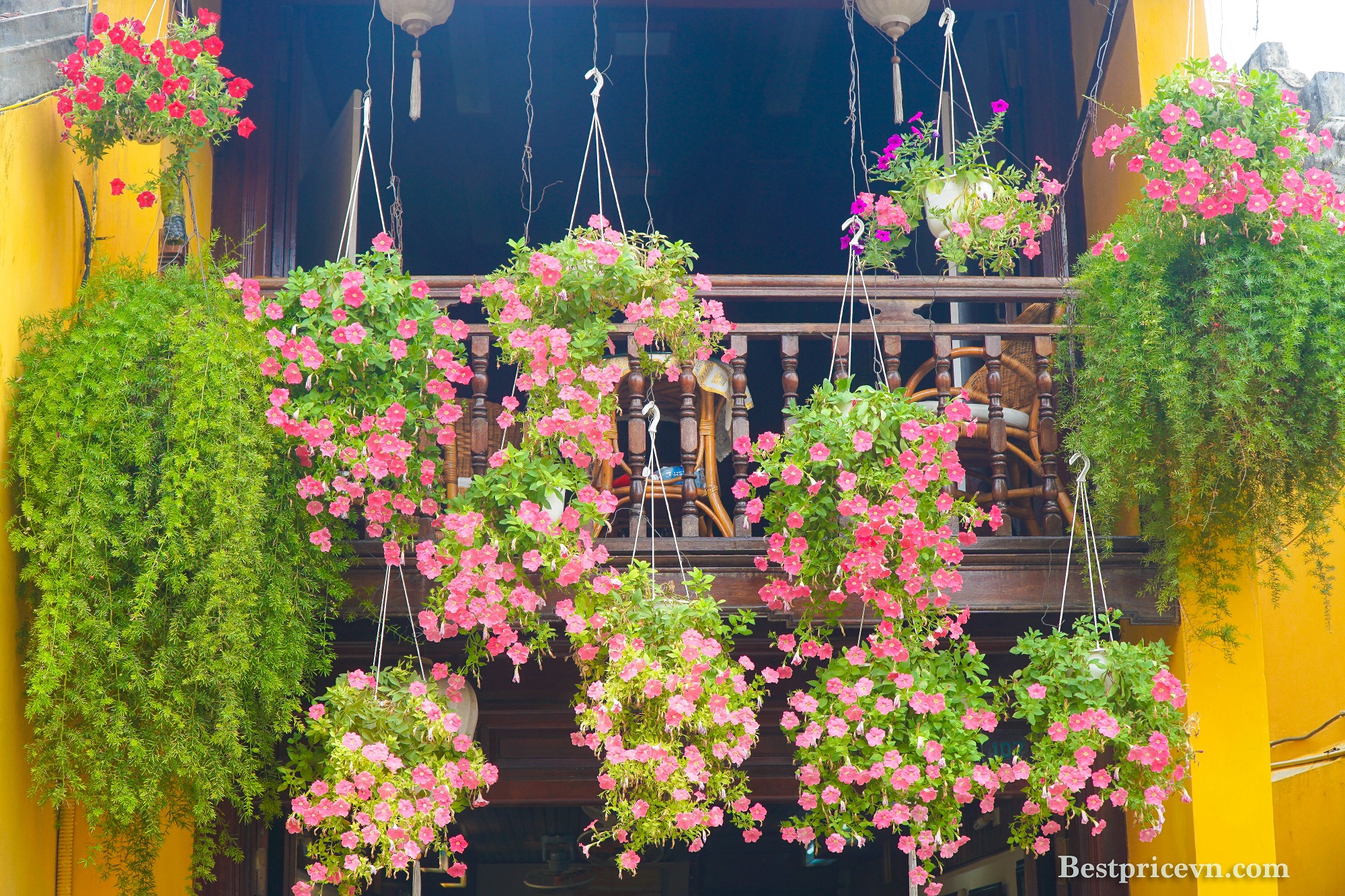 balcony view hoi an vietnam