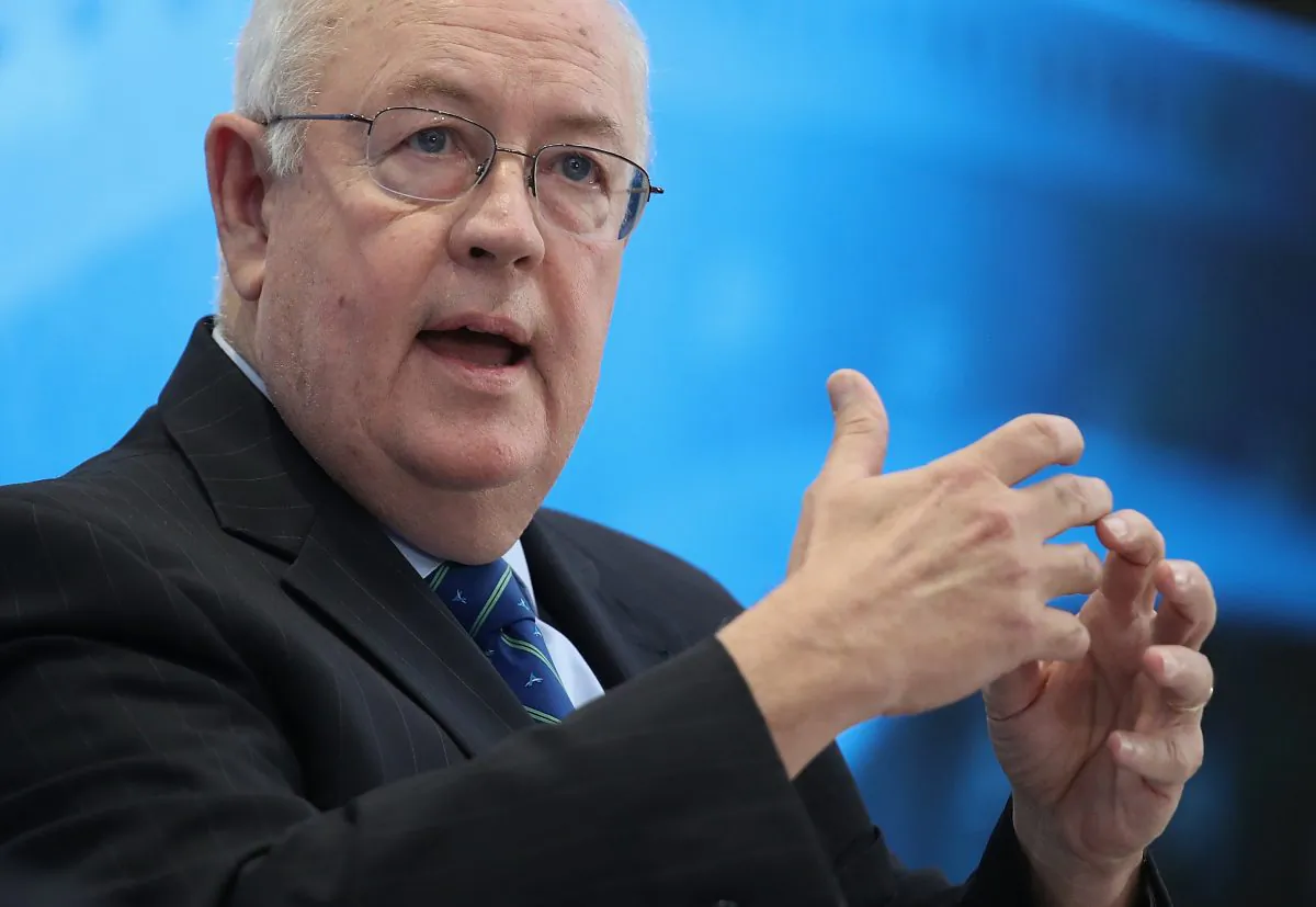 Former Independent Counsel Ken Starr answers questions during a discussion held at the American Enterprise Institute in Washington in a file photograph. (Win McNamee/Getty Images)
