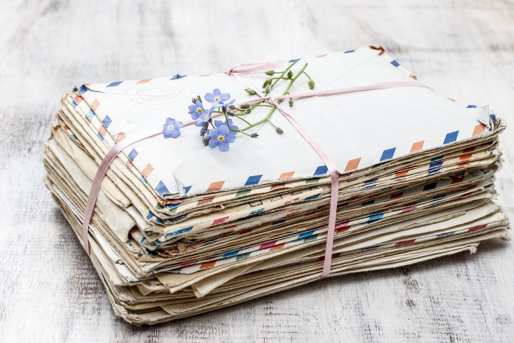If you keep old letters, you are giving a gift to historians of the future. (Shutterstock)