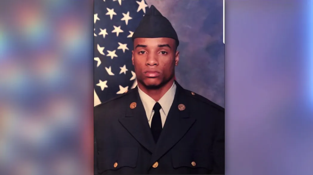Everett Palmer Jr. is seen in an undated photo that shows him in army uniform. (Everett Palmer Jr./Facebook)