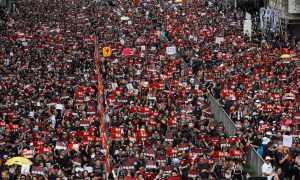 Hong Kong Leader Apologizes as Nearly 2 Million Protest Extradition Bill