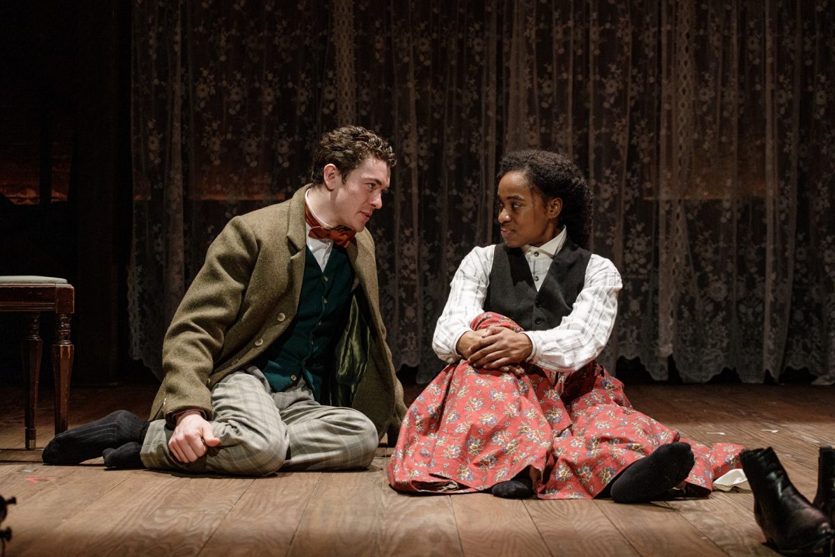 Nate Mann and Kristolyn Lloyd in Primary Stages' production of LITTLE WOMEN