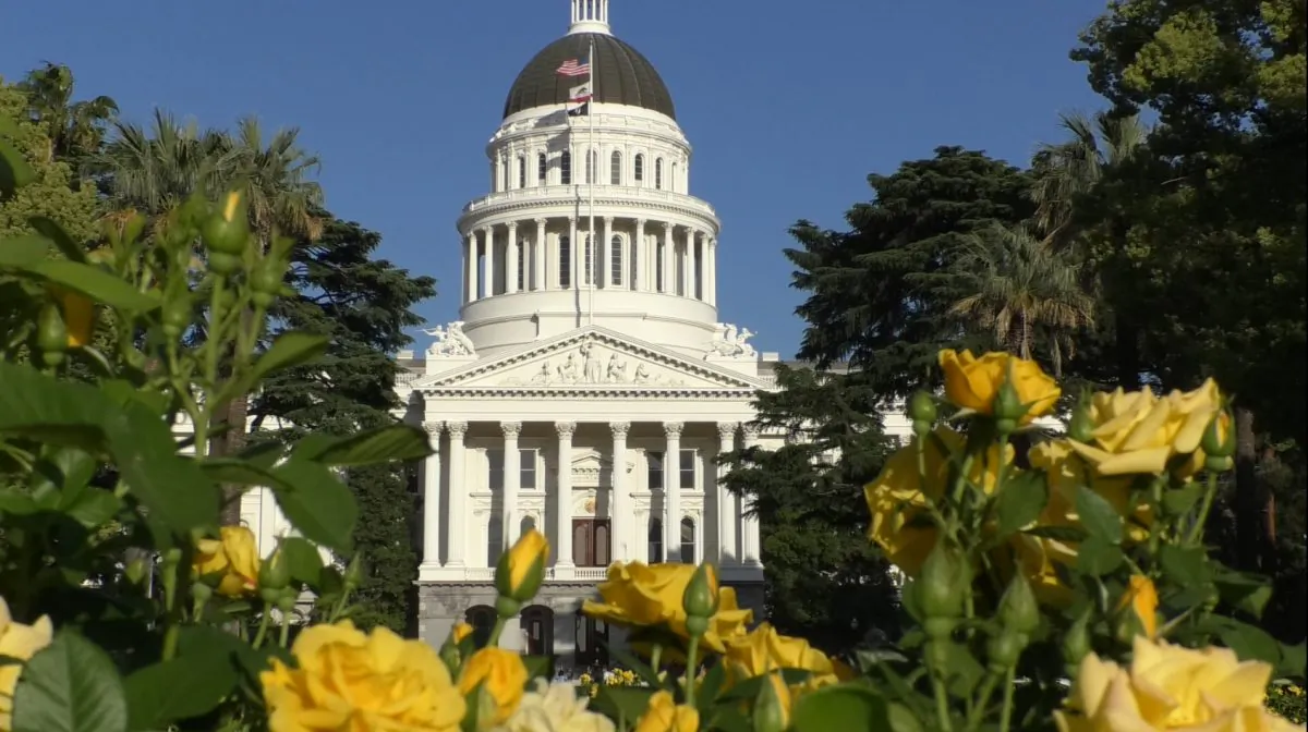 The Capitol building in Sacramento, Calif. on April 29, 2019. (Daniel Holl/The Epoch Times)