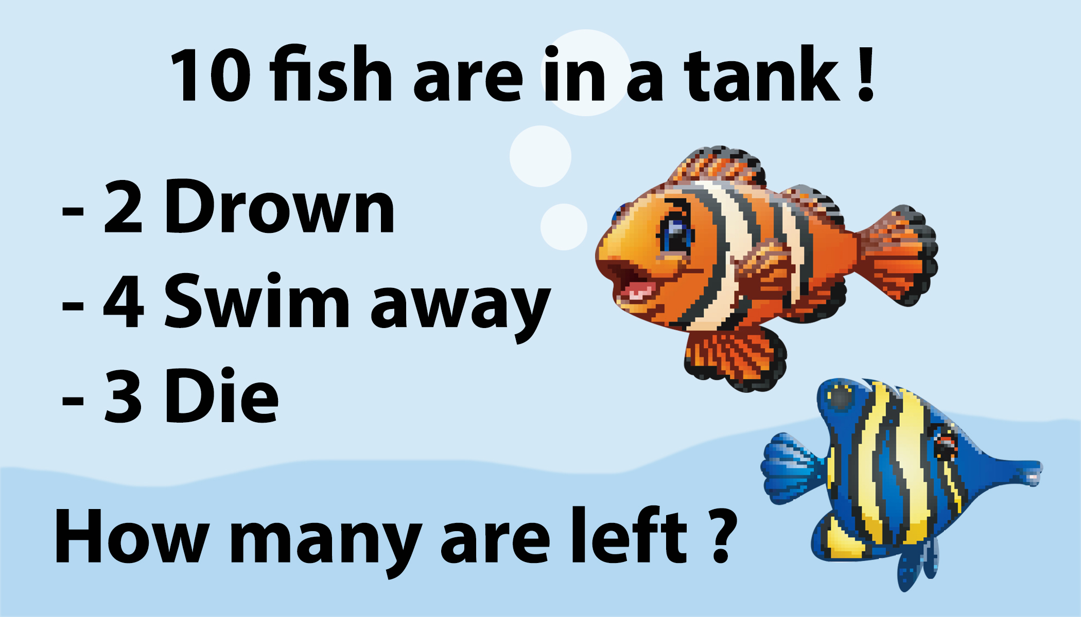 Fish Math Riddle Is Driving People Crazy Can You Solve It In Under 60 Seconds