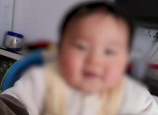 Father throw baby window