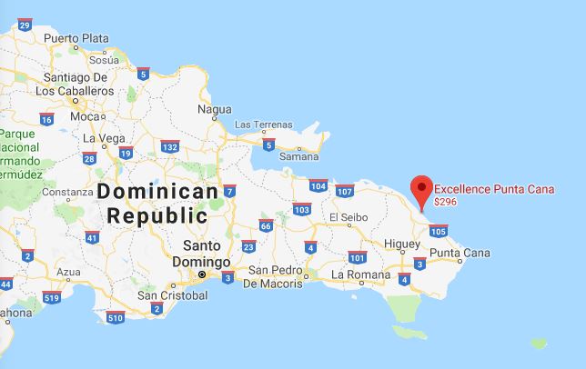 Dominican Republic Map Travelsfinderscom