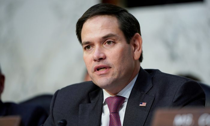 Sen. Marco Rubio on Capitol Hill in Washington on Jan. 29, 2019. (Joshua Roberts/Reuters)