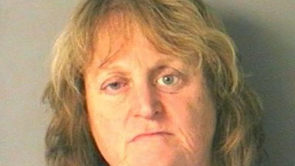 A New Hampshire woman faces an animal cruelty charge after pushing her 11-year-old dog into a lake and watching it drown. (Merrimack Police/CNN)