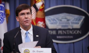 US Defense Chief Esper Cautions Europe to be Wary of China