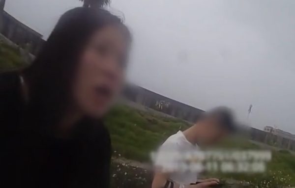 Woman drunk jail self