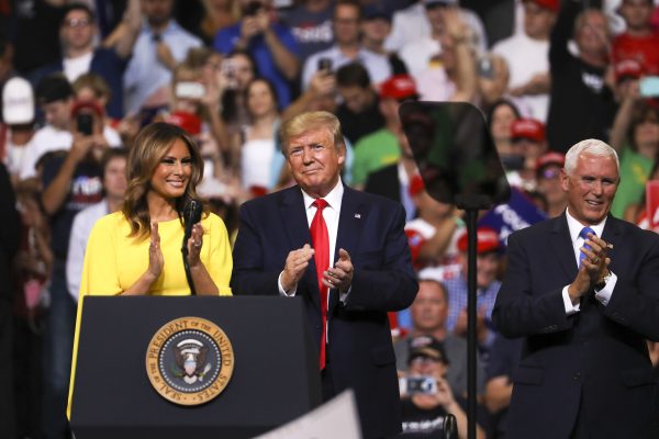 Trump, Melania and Pence