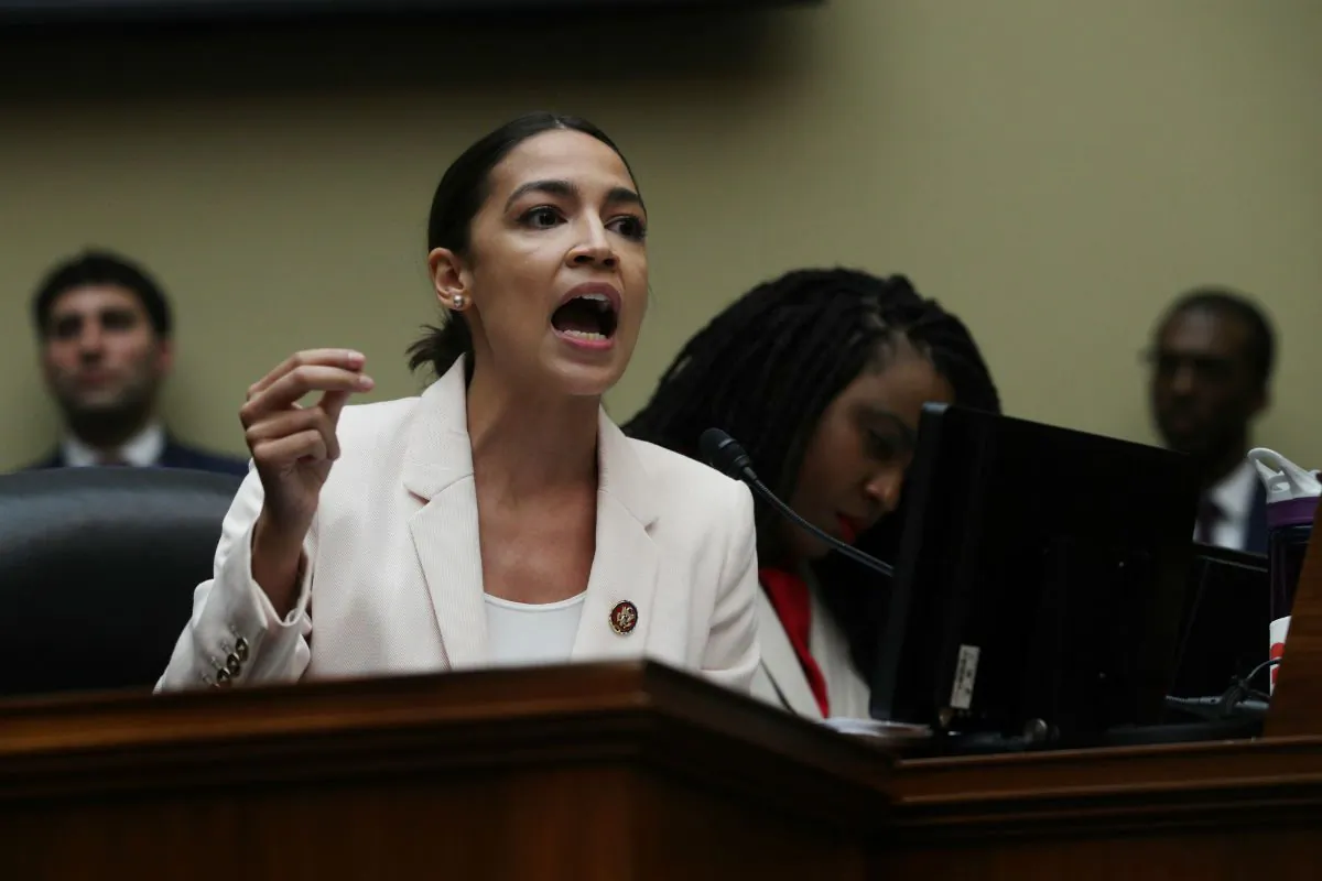 Rep. Alexandria Ocasio-Cortez (D-NY) speaks during a meeting of the House Committee on Oversight and Reform June 12, 2019 on Capitol Hill in Washington. (Alex Wong/Getty Images)