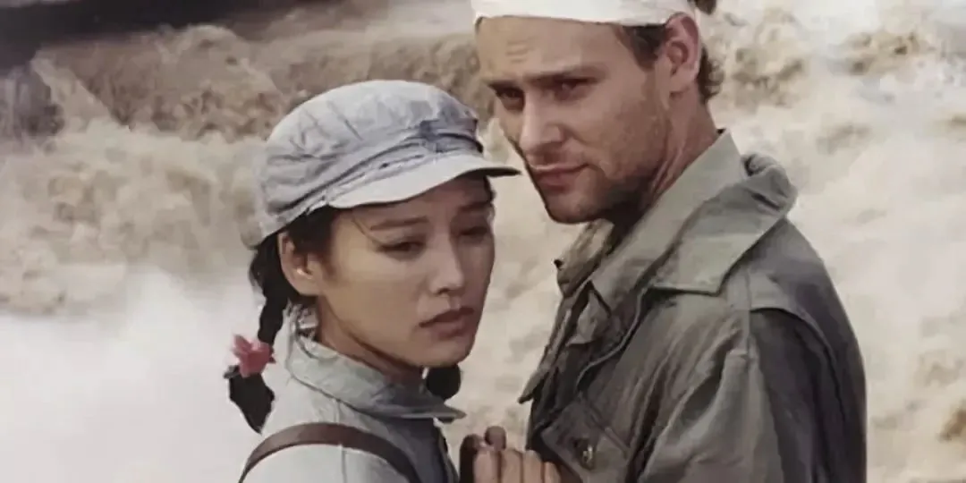 A screenshot from the Chinese propaganda film Lover’s Grief over the Yellow River. (CCTV6)