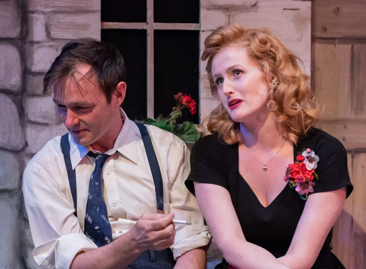 Tom Grealish (Jesse Pennington) and his bride, Bairbre (Brenda Meaney). (Todd Cerveris)