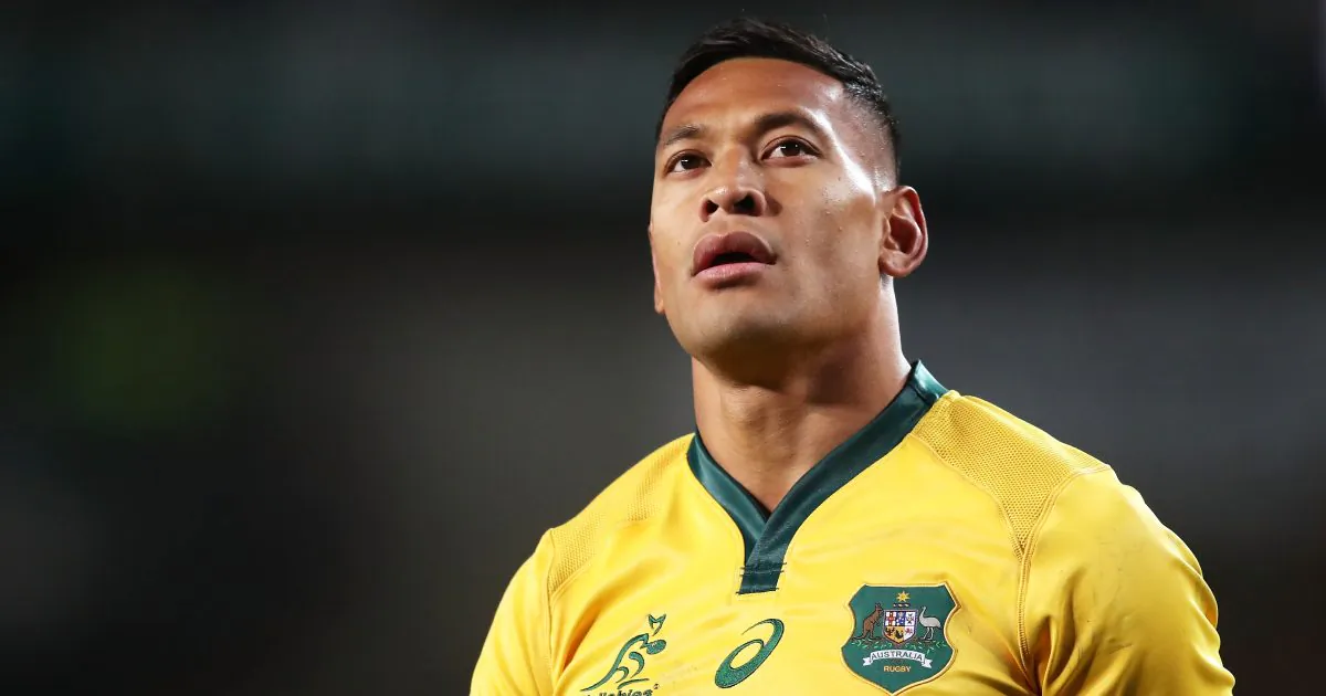 Israel Folau of the Wallabies looks on during the Third International Test match between the Australian Wallabies and Ireland at Allianz Stadium on June 23, 2018 in Sydney, Australia. (Matt King/Getty Images)