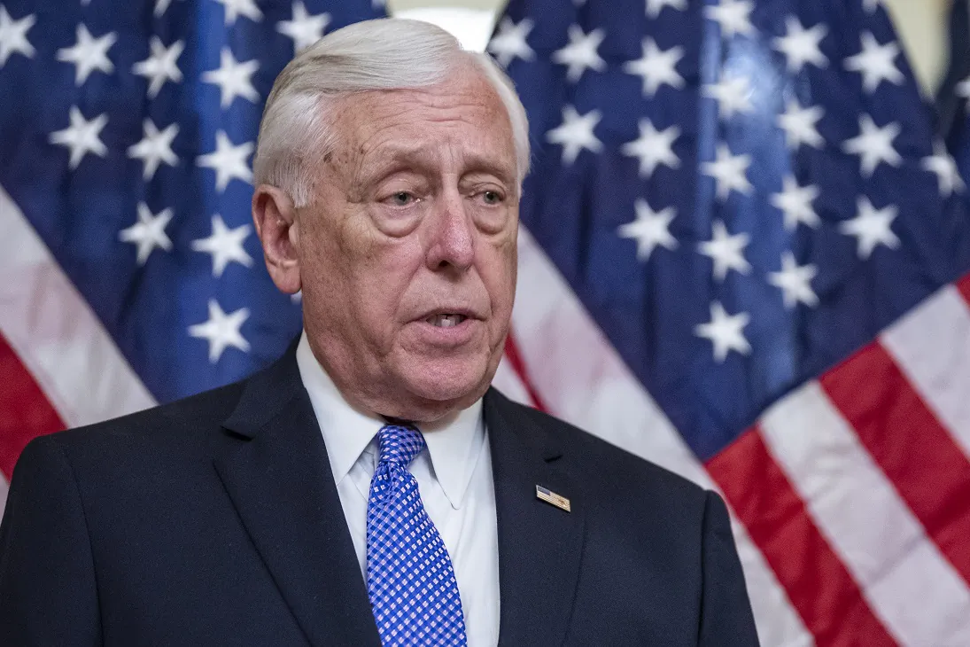 House Majority Leader Steny Hoyer, (D-Md.) in Washington on April 9, 2019. (Alex Edelman/Getty Images)
