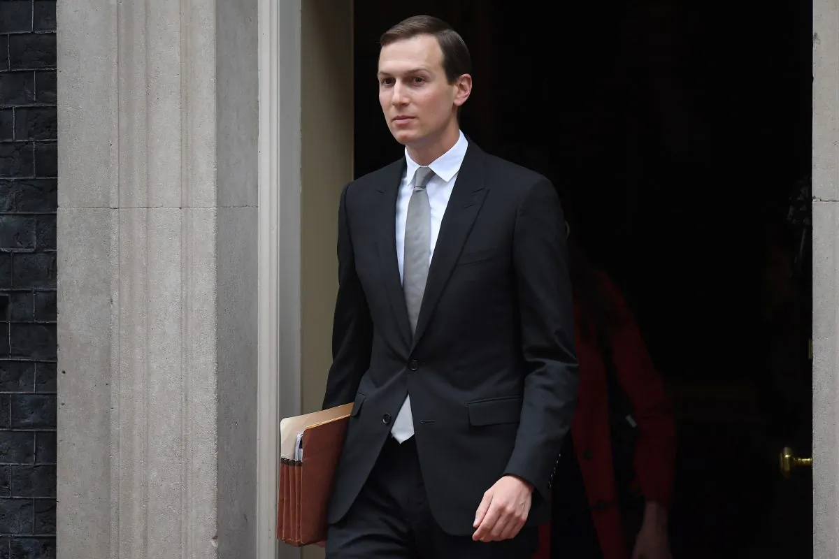 Jared Kushner, special advisor to the U.S. President, leaves from 10 Downing Street in London on June 4, 2019. (Daniel Leal-Olivas/AFP/Getty Images)