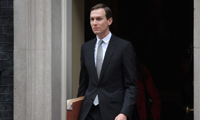 Special Advisor to the US President, Jared Kushner, leaves from 10 Downing Street in London on June 4, 2019. (DANIEL LEAL-OLIVAS/AFP/Getty Images)