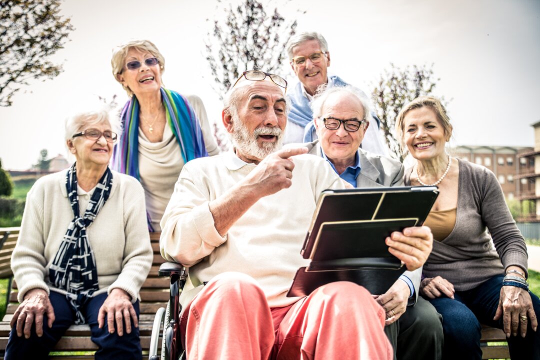 For many older Americans, the fact that they can get out and socialize with friends is a defining element of good health.(oneinchpunch/Shutterstock)