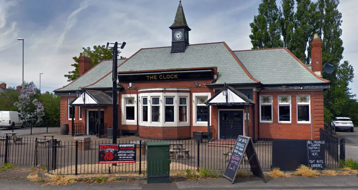 Exterior of The Clock Hotel in Hebburn, United Kingdom, in May 2018. (Screenshot/Google Maps)