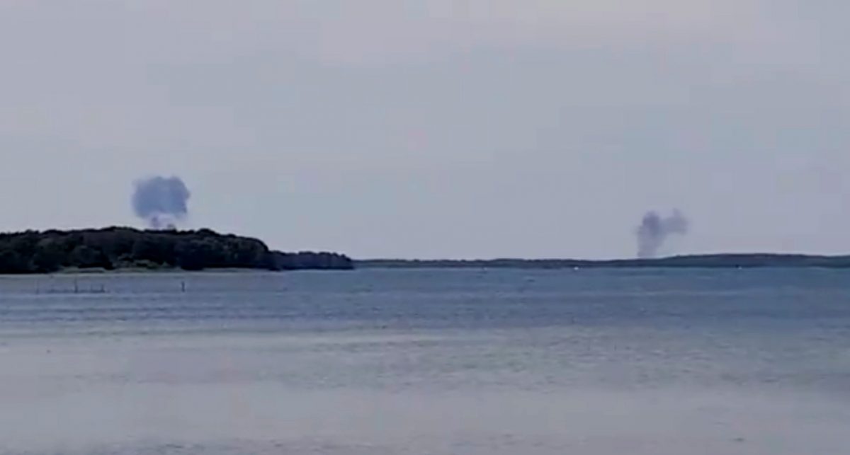 two Eurofighter warplanes crash