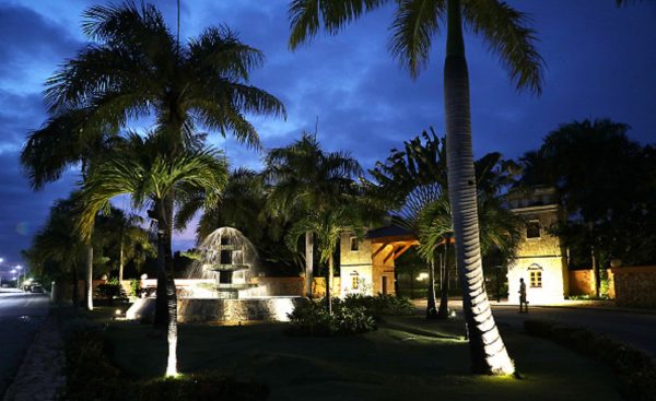 The entrance to the Excellence resort is seen where according to family members a tourist died