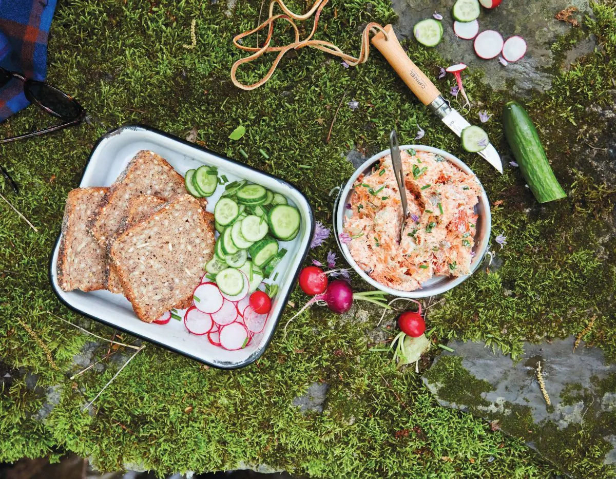 Smoked salmon spread. (Christina Holmes)